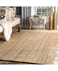 nuLoom Natura Hand Woven Rigo 8' x 10' Area Rug
