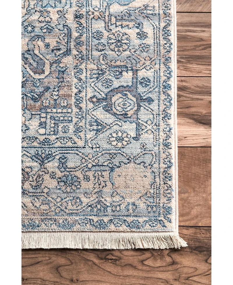 nuLoom Mystic Ehtel Medallion Fringe 8' x 10' Area Rug
