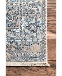 nuLoom Mystic Ehtel Medallion Fringe 8' x 10' Area Rug