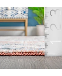 nuLoom Selina Noreen Oriental Beige 5'3" x 7'3" Area Rug