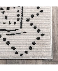 nuLoom Creek Contemporary Antonina Gray 5' x 8' Area Rug