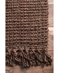 nuLoom Natura Collection Chunky Loop 5' x 7'6" Area Rug