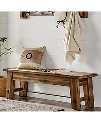 Alaterre Furniture Durango Wood Entryway and Dining Bench