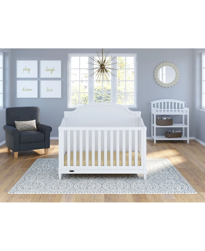 Graco Changing Table with Water-Resistant Changing Pad (White)