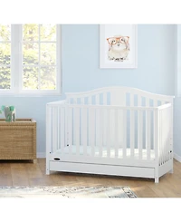 Graco Solano 4-in-1 Convertible Crib with Drawer - White