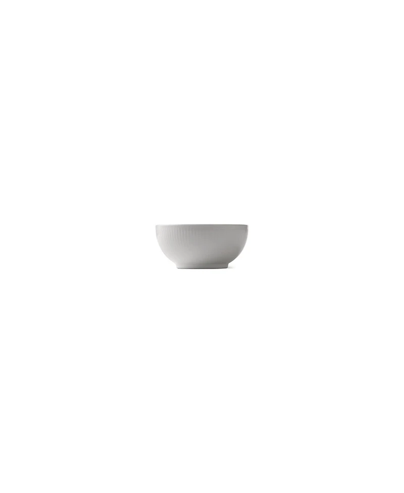 White Fluted Bowl 1 Pint