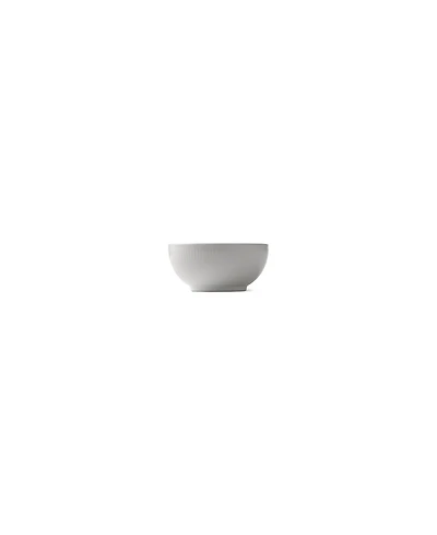 White Fluted Bowl 1 Pint