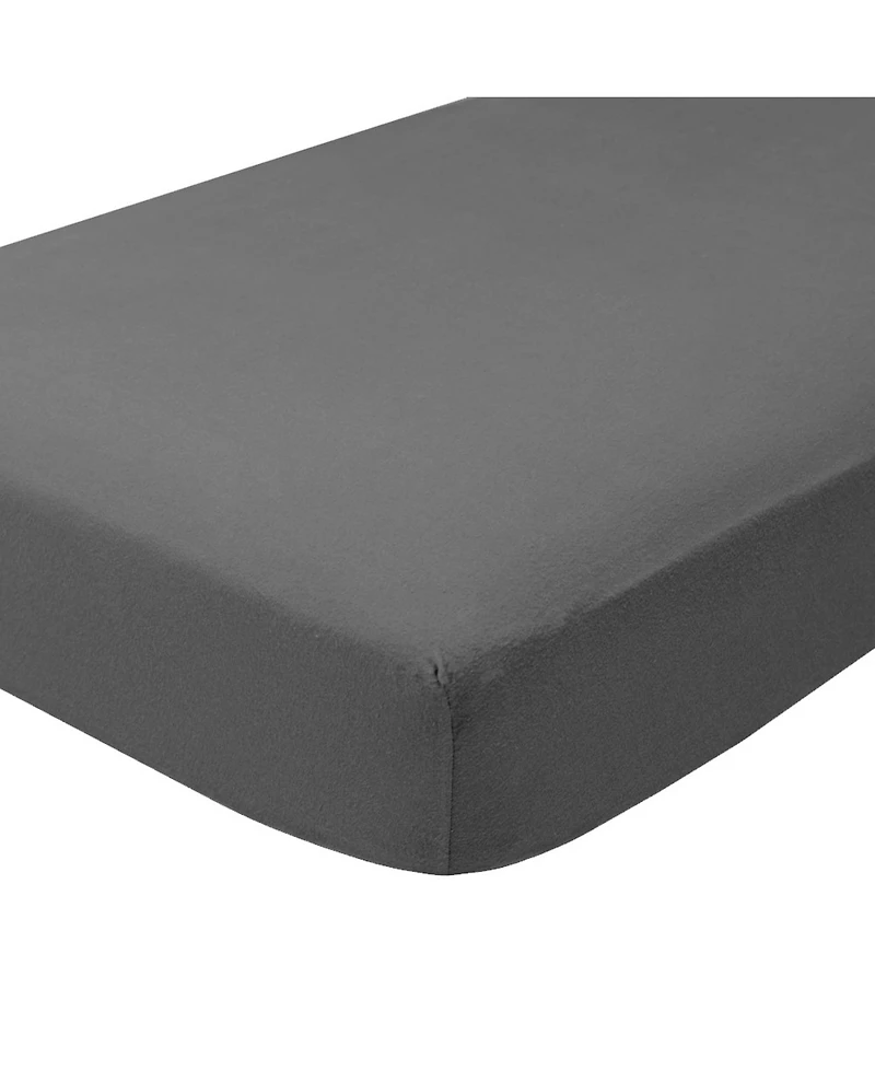 Bare Home Flannel Fitted Bottom Sheet, Twin