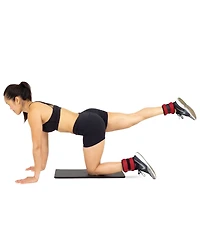 ProsourceFit Ankle Weights 1.5 lb, Set of 2, Red