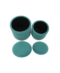 Tov Furniture Saturn Storage Ottomans, Set of 2