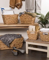 Design Imports Medium Water Hyacinth Basket Set of 2