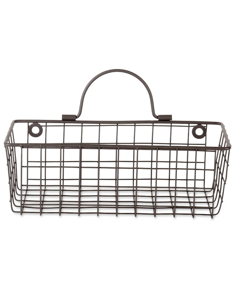 Design Imports Small Wire Wall Basket Set of 2