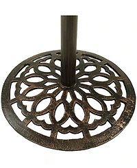 40"H Cast Iron Base and Cast Aluminum Tabletop Round Bar-Height Table