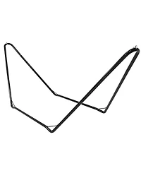 Portable Heavy-Duty Steel Hammock Stand Only for Camping and Spreader Bar Styles - 330 lb Capacity/10' Stand - Black