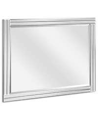 Empire Art Direct Moderno Stepped Beveled Rectangle Wall Mirror, 40" x 30" x 1.18"