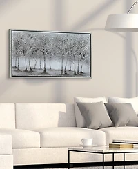 Empire Art Direct Solitary Field Textured Metallic Hand Painted Wall Art by Martin Edwards, 24" x 48" x 1.5"
