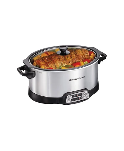 Hamilton Beach Stovetop Sear & Cook 6 Quart Slow Cooker - 33662