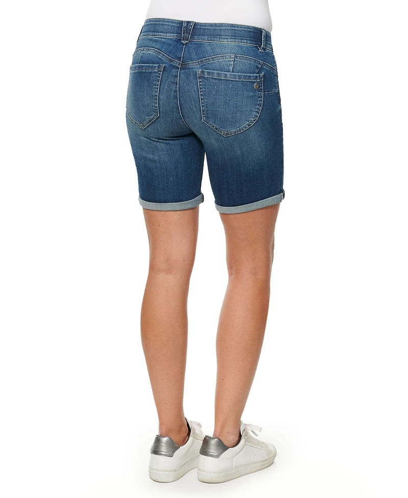 Democracy 7" "Ab" Solution Rolled Hem Slim Fit Short