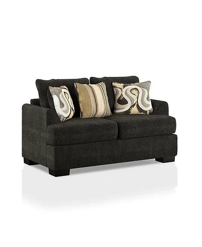 Furniture of America Korona Park Upholstered Loveseat
