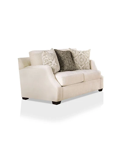 Furniture of America Quavo Upholstered Loveseat