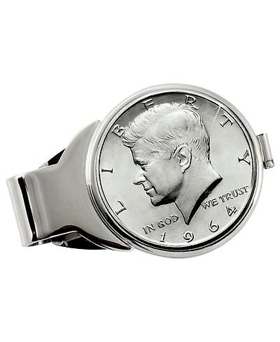 Men's American Coin Treasures Jfk 1964 First Year of Issue Half Dollar Coin Money Clip