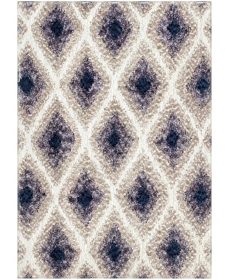 Closeout! Orian Cotton Tail Ikat Diamond Multi 5'3" x 7'6" Area Rug