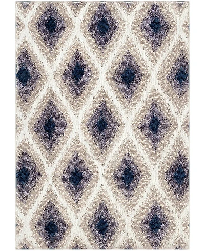 Closeout! Orian Cotton Tail Ikat Diamond Multi 5'3" x 7'6" Area Rug