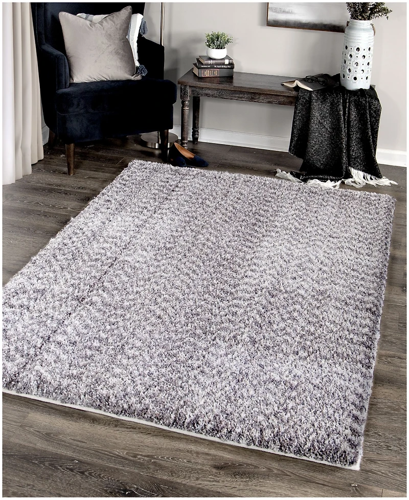 Closeout! Orian Cotton Tail Solid Gray 5'3" x 7'6" Area Rug
