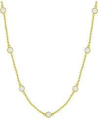 And Now This 18" Statement Necklace Silver or Gold Plate
