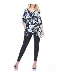 White Mark Women's Blanche Tunic Top