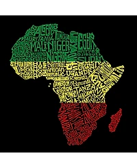 La Pop Art Men's Premium Word T-shirt - Countries Africa