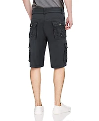X-Ray Men's Belted Snap Detail Cargo Shorts