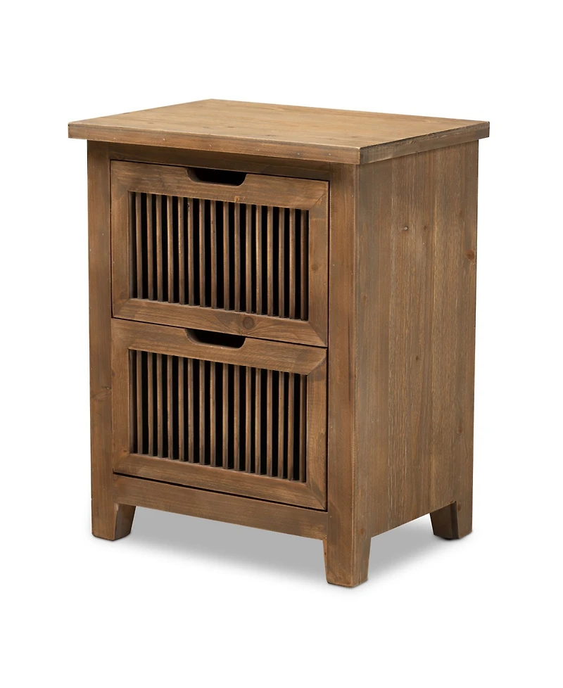 Furniture Clement Traditional Nightstand - 2 Drawer