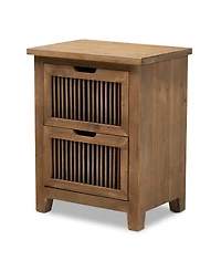 Furniture Clement Traditional Nightstand - 2 Drawer