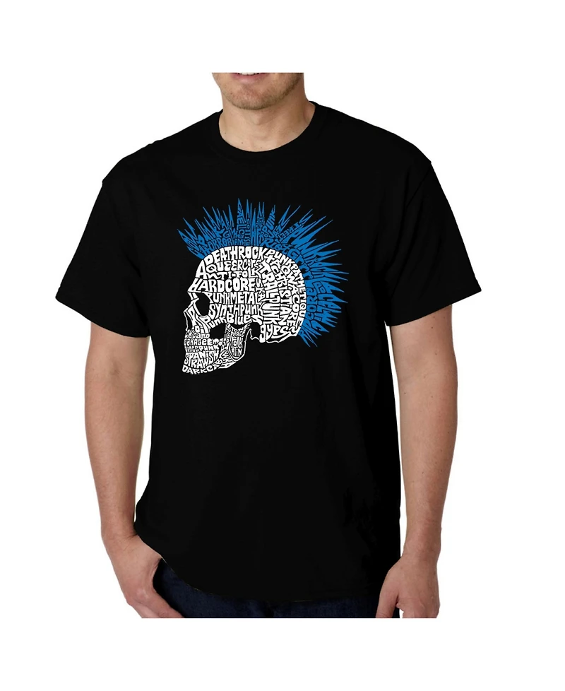 La Pop Art Men's Word - Punk Mohawk T-Shirt