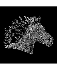 La Pop Art Men's Word - Horse Mane Long Sleeve T-Shirt