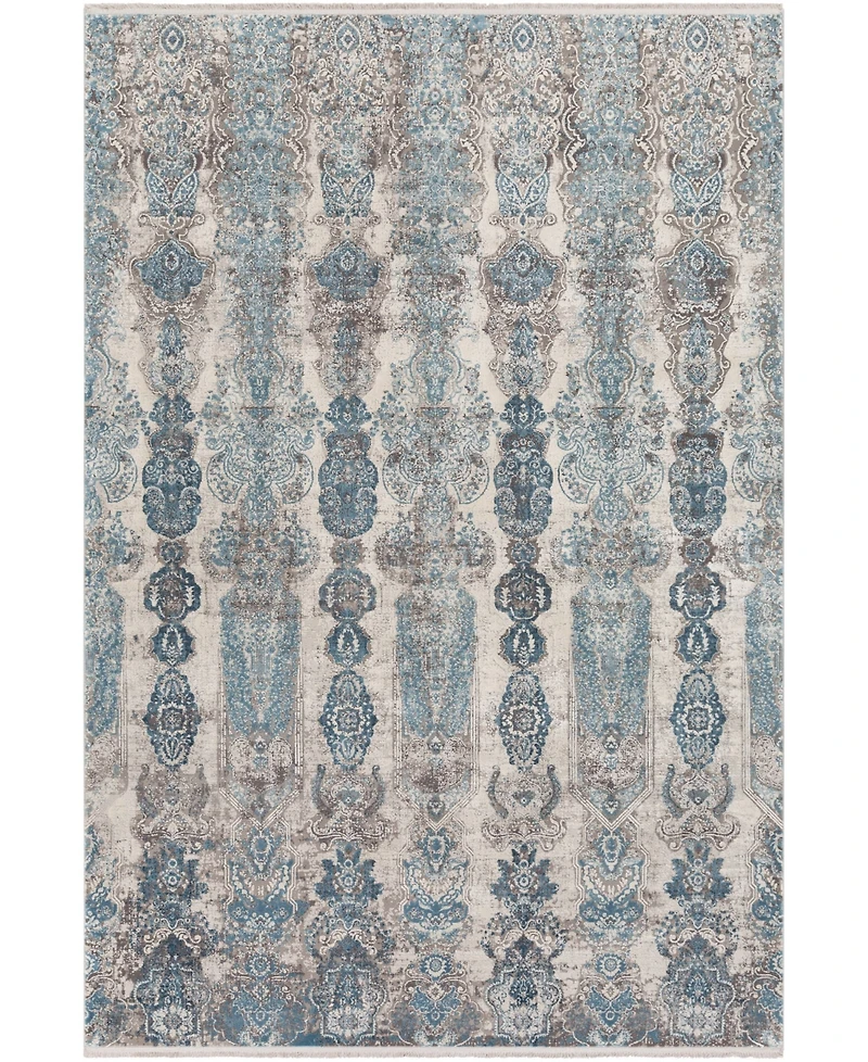 Surya Solar Sor- Gray 3' x 8' Runner Area Rug