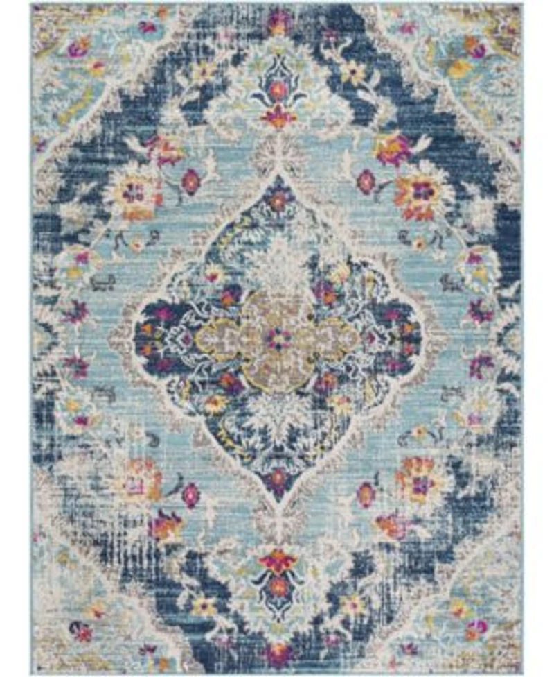 Livabliss Floransa Fsa 2300 Blue Area Rug