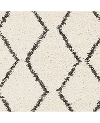 Livabliss Berber Shag Bbe-2303 Charcoal 7'10" x 10'2" Area Rug