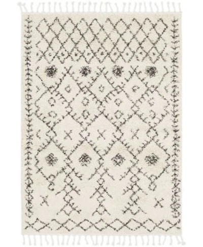 Livabliss Berber Shag Bbe Charcoal Area Rug