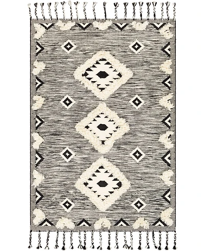 Closeout! Livabliss Apache Apa-2302 Black 2' x 3' Area Rug