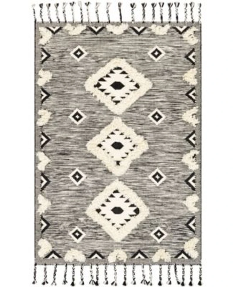 Closeout Livabliss Apache Apa Black Rug
