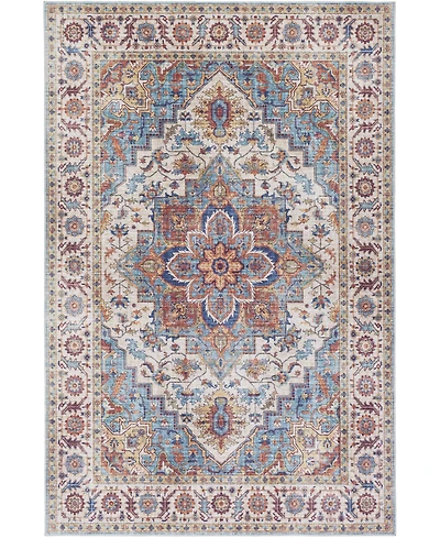 Livabliss Iris Irs-2301 Navy 2'3" x 3'9" Area Rug