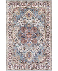 Livabliss Iris Irs-2301 Navy 2'3" x 3'9" Area Rug