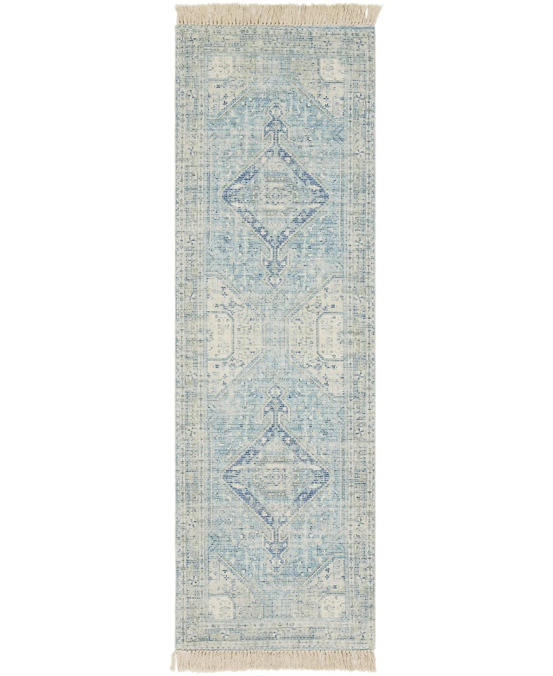 Livabliss Zainab Zai-2304 Mist 2'6" x 8' Runner Area Rug