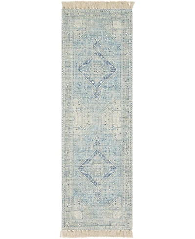 Livabliss Zainab Zai-2304 Mist 2'6" x 8' Runner Area Rug