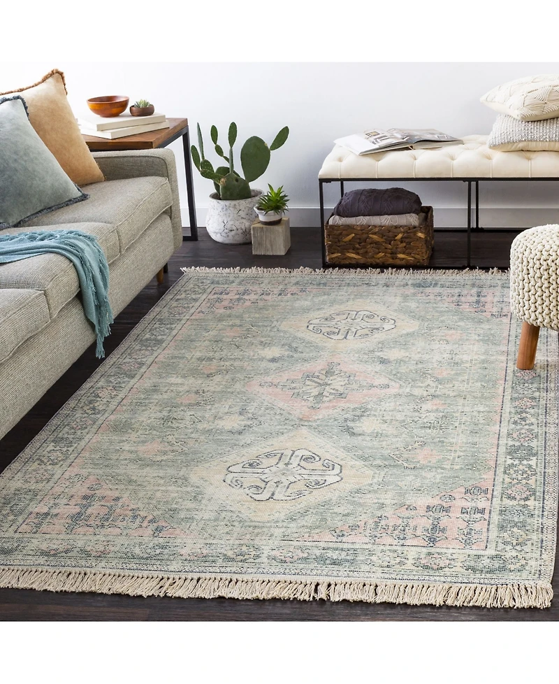 Livabliss Zainab Zai-2316 Sage 2'6" x 8' Runner Area Rug