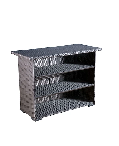 Noble House Levont Contemporary Outdoor Bar