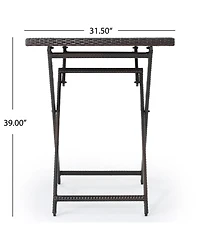 Noble House Margarita Outdoor 3 Piece Bar Set