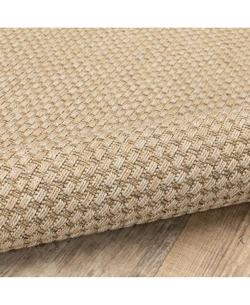 Oriental Weavers Karavia 2160X Sand 6'7" x 9'6" Outdoor Area Rug